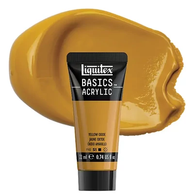 Liquitex Basics akrilfesték, 22 ml - 416, yellow oxide
