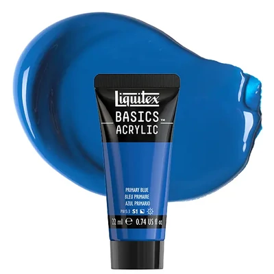 Liquitex Basics akrilfesték, 22 ml - 420, primary blue