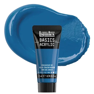 Liquitex Basics akrilfesték, 22 ml - 470, cerulean blue hue