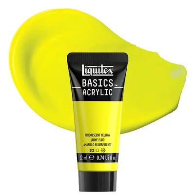 Liquitex Basics akrilfesték, 22 ml - 981, fluorescent yellow