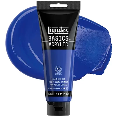 Liquitex Basics akrilfesték, 250 ml - 381, cobalt blue hue