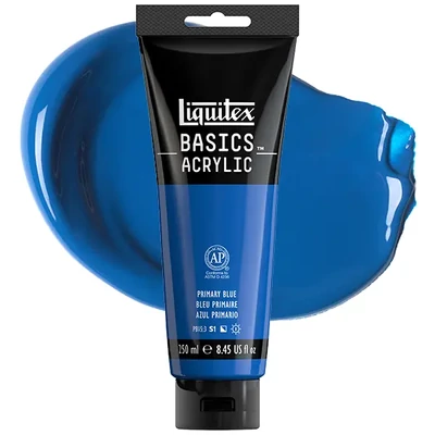 Liquitex Basics akrilfesték, 250 ml - 420, primary blue