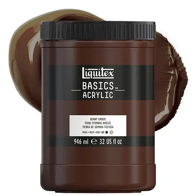 Liquitex Basics akrilfesték, 946 ml - 128, burnt umber