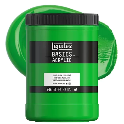 Liquitex Basics akrilfesték, 946 ml - 312, light green permanent