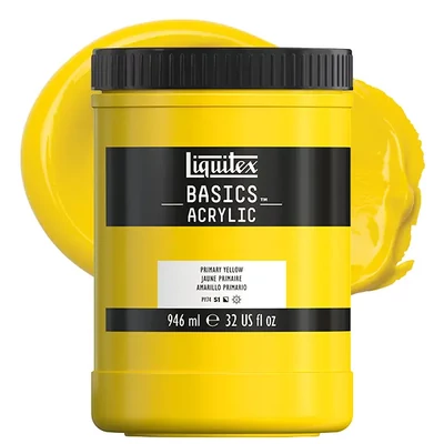 Liquitex Basics akrilfesték, 946 ml - 410, primary yellow