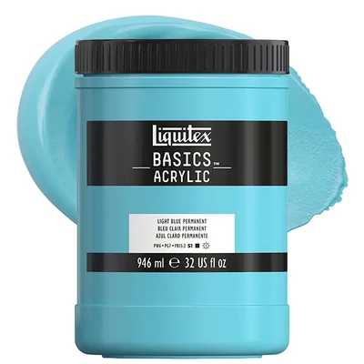 Liquitex Basics akrilfesték, 946 ml - 770, light blue permanent