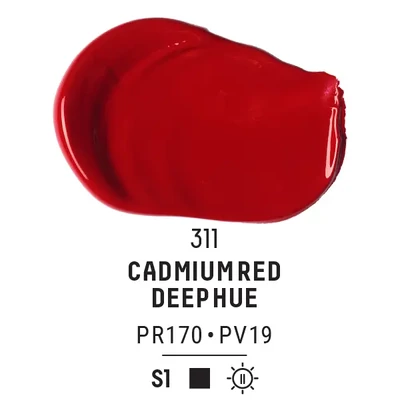 Liquitex Basics akrilfesték, 22 ml - 311, cadmium red deep hue