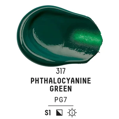 Liquitex Basics akrilfesték, 118 ml - 317, phthalocyanine green