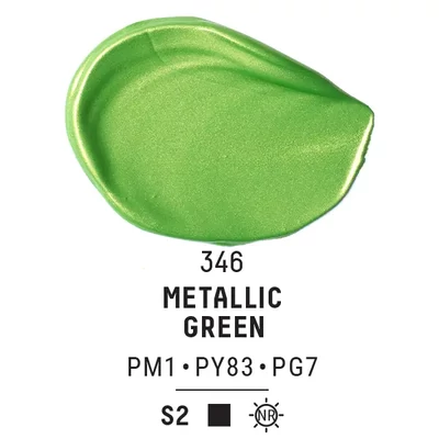 Liquitex Basics akrilfesték, 22 ml - 346, metallic green