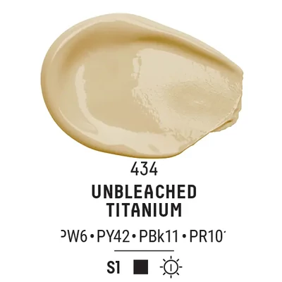 Liquitex Basics akrilfesték, 118 ml - 434, unbleached titanium