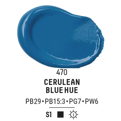 Liquitex Basics akrilfesték, 22 ml - 470, cerulean blue hue