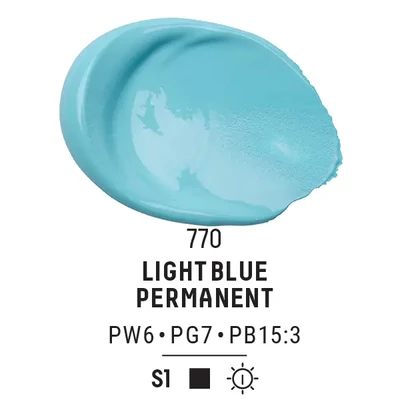 Liquitex Basics akrilfesték, 118 ml - 770, blue light permanent