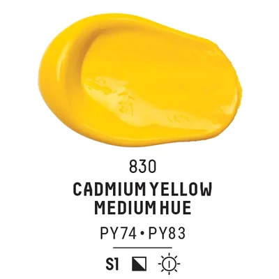 Liquitex Basics akrilfesték, 118 ml - 830, cadmium yellow medium hue