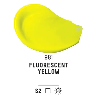 Liquitex Basics akrilfesték, 22 ml - 981, fluorescent yellow