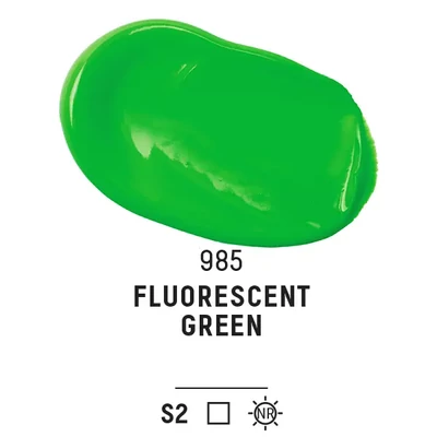 Liquitex Basics akrilfesték, 22 ml - 985, fluorescent green