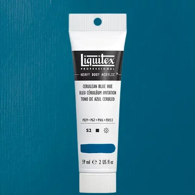 Liquitex Heavy Body akrilfesték, 59 ml - 470, cerulean blue hue