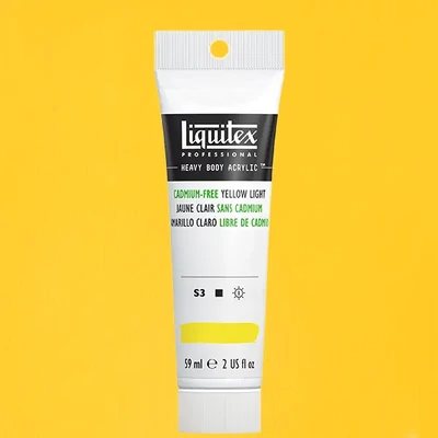 Liquitex Heavy Body akrilfesték, 59 ml - 889, cadmium-free yellow light