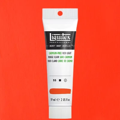 Liquitex Heavy Body akrilfesték, 59 ml - 893, cadmium-free red light