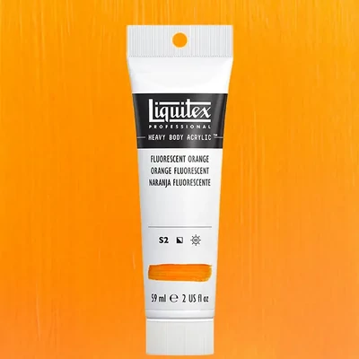 Liquitex Heavy Body akrilfesték, 59 ml - 982, fluorescent orange