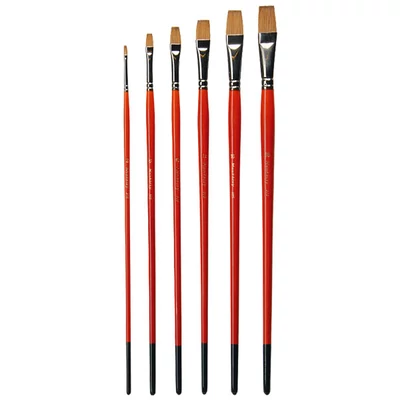 M315 Munkácsy lapos nyestszőr ecset - különféle méretekben