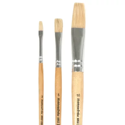 H6002S Hobbyművész lapos sörte ecset - 10