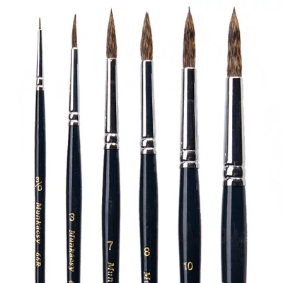 M66R Munkácsy mókusszőr kerek ecset - 06