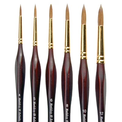 M69 Munkácsy Kolinsky kerek ecset - különféle méretekben