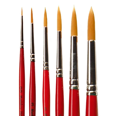 M7500R Munkácsy szintetikus kerek ecset - különféle méretekben