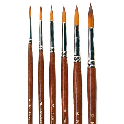 M875 Munkácsy szintetikus kerek ecset - különféle méretekben