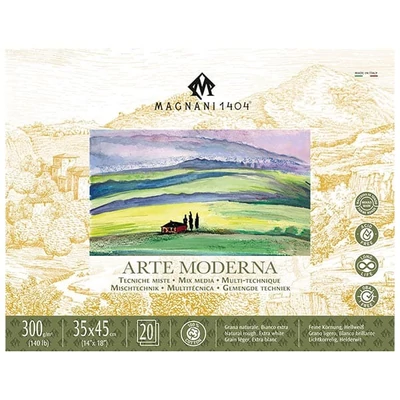 Magnani Arte Moderna rajz- és festőtömb, 100% pamut, 300 g, 35x45 cm, 20 lap