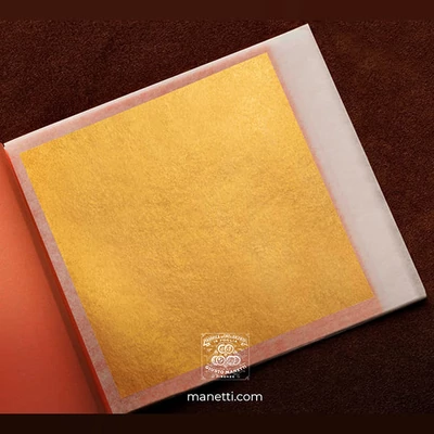 Manetti aranyfüst, 8x8 cm, 23,75 karát, kültéri