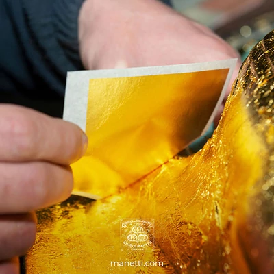 Manetti aranyfüst, 8x8 cm, 23,75 karát, kültéri