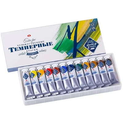 Saint-Petersburg Master Class temperakészlet - 12x18 ml