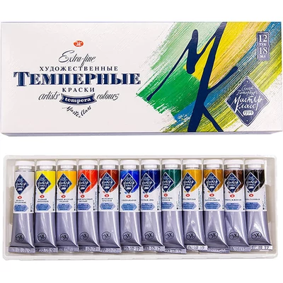 Saint-Petersburg Master Class temperakészlet - 12x18 ml