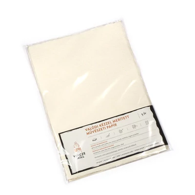 Merített akvarellpapír, 400 g, érdes, 5 db - A4