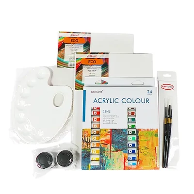 Művészellátó akril festőcsomag
