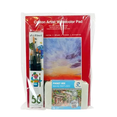 Művészellátó akvarell festőcsomag