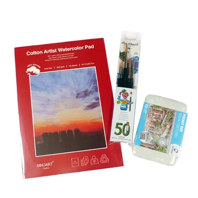 Művészellátó akvarell festőcsomag