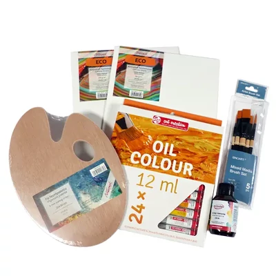 Művészellátó olaj festőcsomag