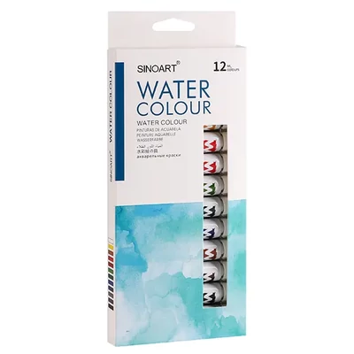 Akvarellfesték készlet - 12x12 ml