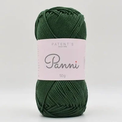 Panni pamut fonal, 50 g - 073, fenyőzöld (Catania 419)