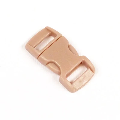 Paracord ívelt műanyag csat, Duraflex, 10 mm - homok