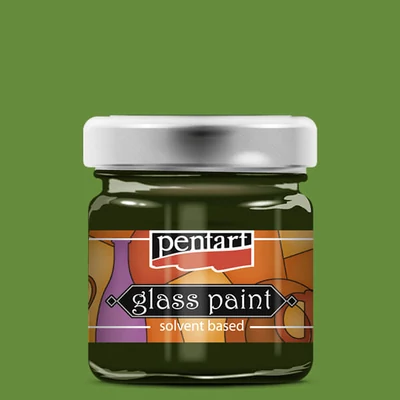 Pentart oldószeres üvegfesték, 30 ml - 25114 oliva