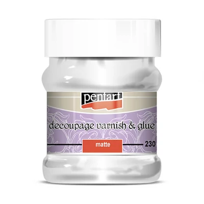 Pentart decoupage ragasztólakk, 230 ml - matt