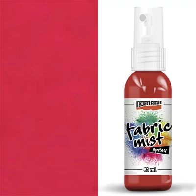 Pentart textilfesték spray, 50 ml - piros