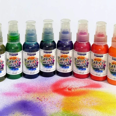 Pentart textilfesték spray, 50 ml - különféle színekben