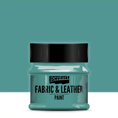 Pentart textil- és bőrfesték, 50 ml - türkizzöld
