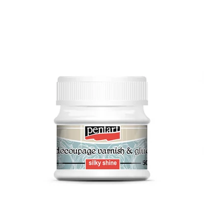 Pentart decoupage ragasztólakk, 50 ml - selyemfényű