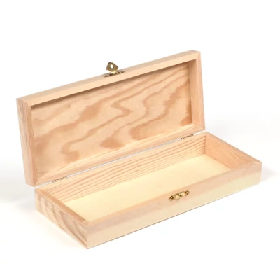 Fa doboz - téglatest, 25x10x4,6 cm