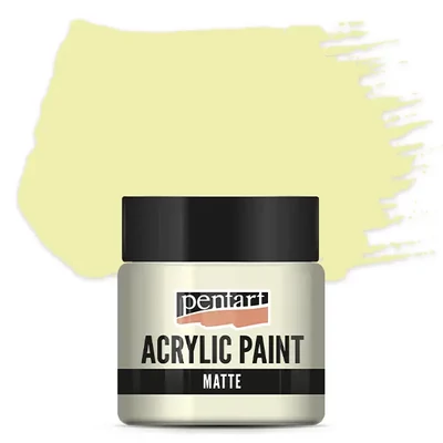 Pentart matt akrilfesték, 50 ml - vaj